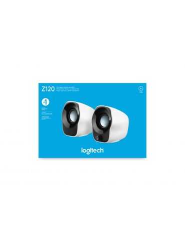 Logitech Stereo Speakers Z120 Alb Prin cablu 1,2 W Logitech - 8