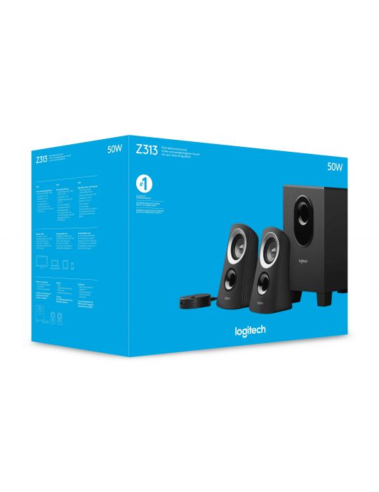 Logitech Speaker System Z313 25 W Negru 2.1 canale Logitech - 17