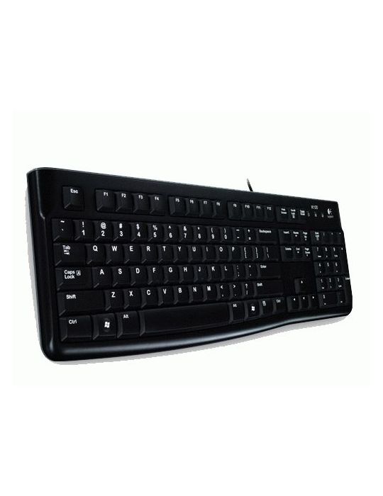 Logitech K120 Corded Keyboard tastaturi USB QWERTY Englez Negru Logitech - 4