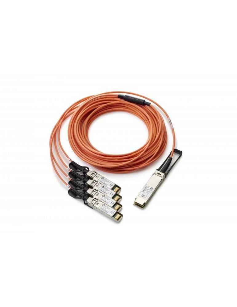 Hpe blc qsfp+ to 4x10g sfp+ aoc 15m opt