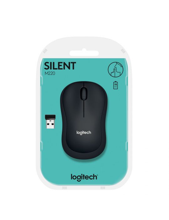 Logitech M220 SILENT mouse-uri Ambidextru RF fără fir Optice 1000 DPI Logitech - 9