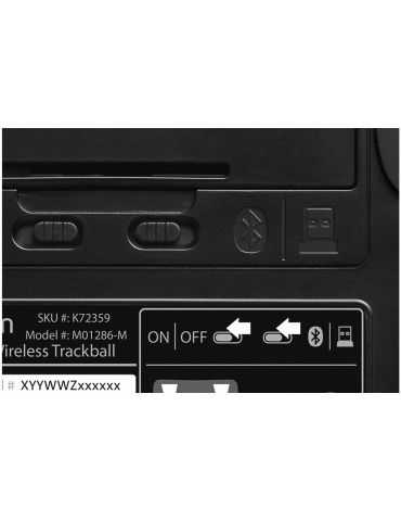 Kensington K72359WW mouse-uri Ambidextru RF Wireless + Bluetooth Trackball-ul 400 DPI Kensington - 10
