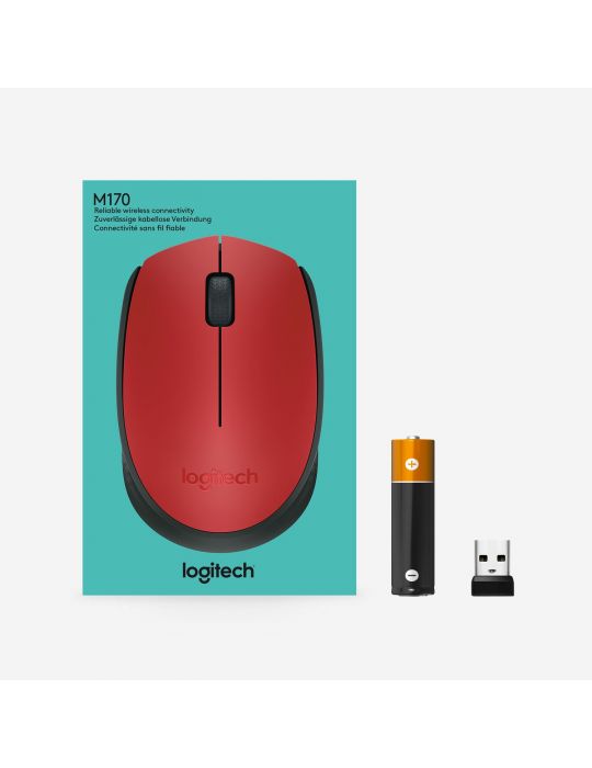 Logitech M171 Wireless Mouse mouse-uri Ambidextru RF fără fir Optice 1000 DPI Logitech - 2