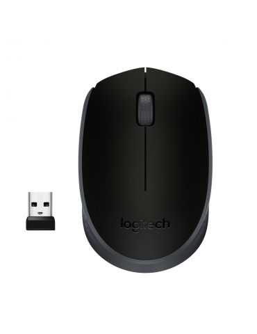Logitech M171 Wireless Mouse mouse-uri Ambidextru RF fără fir Optice 1000 DPI Logitech - 1 - Tik.ro