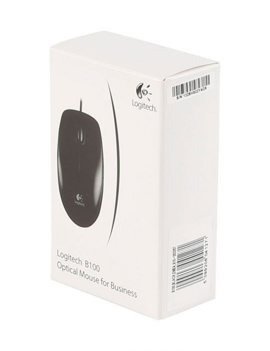 Logitech B100 Optical USB Mouse for Bus mouse-uri Ambidextru USB Tip-A Optice 800 DPI Logitech - 7