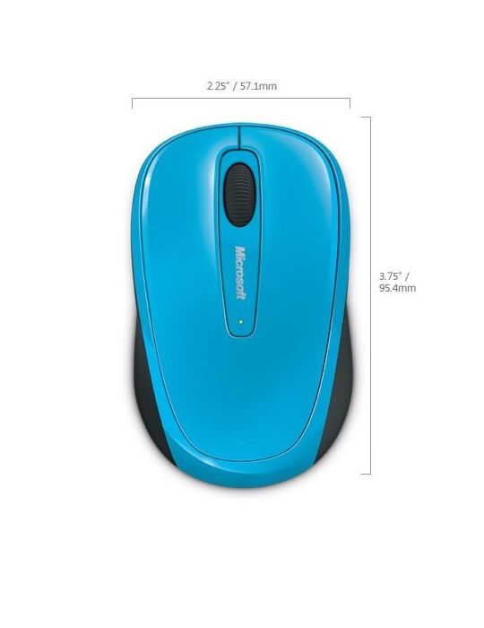 Microsoft Wireless Mobile Mouse 3500 mouse-uri Ambidextru RF fără fir BlueTrack Microsoft - 2