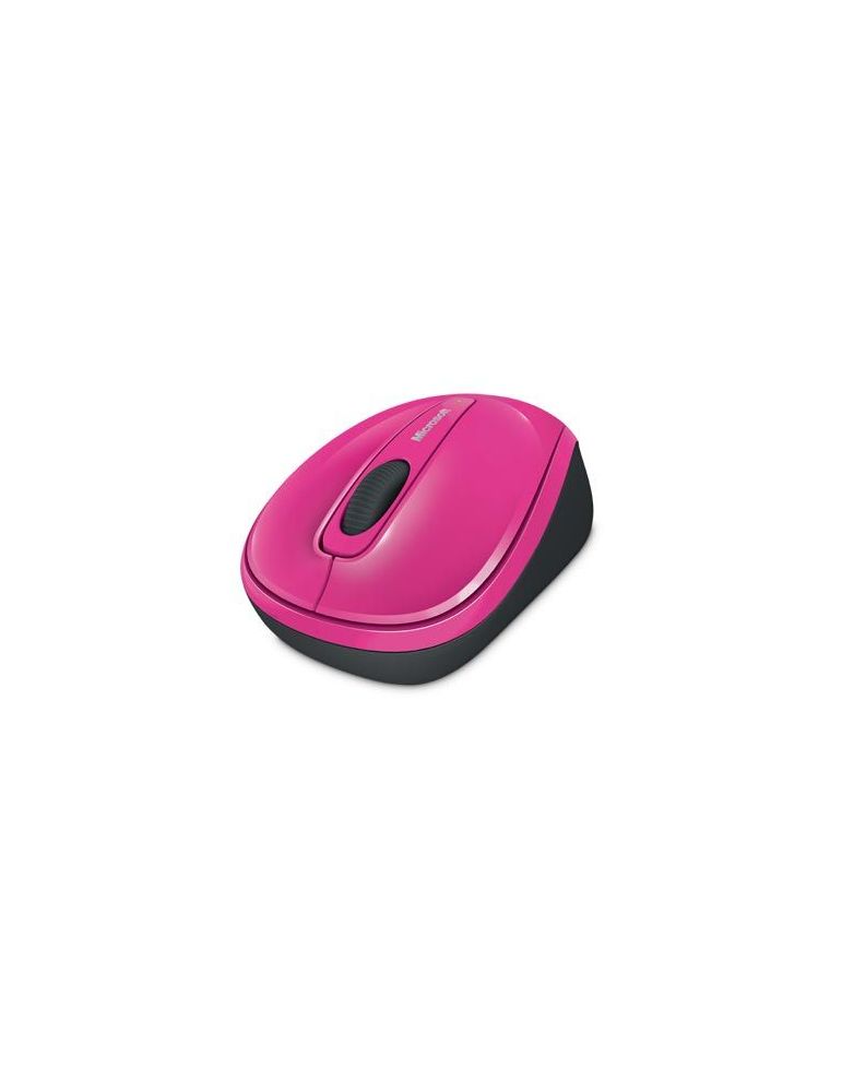 Mouse Optic Microsoft Mobile 3500, USB Wireless, Pink-Black
