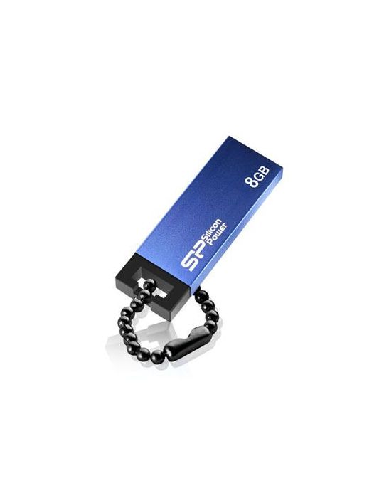 Silicon Power 8GB Touch 835 memorii flash USB 8 Giga Bites USB Tip-A 2.0 Albastru Silicon power - 1