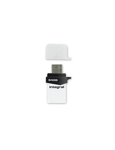 Integral MICRO FUSION USB 3.0 OTG memorii flash USB 32 Giga Bites USB Type-A / Micro-USB 3.2 Gen 1 (3.1 Gen 1) Alb Integral - 2