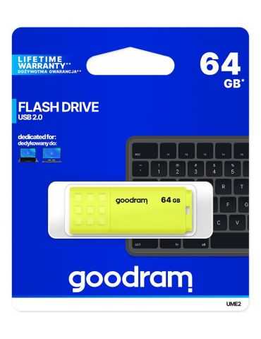 Goodram UME2 memorii flash USB 64 Giga Bites USB Tip-A 2.0 Galben Goodram - 5