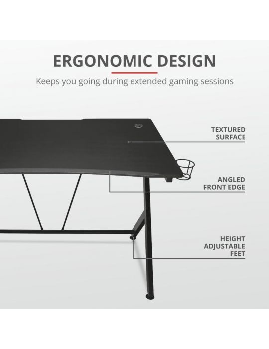 Birou gaming trust gxt 711 dominus gaming desk  specifications general Trust - 1