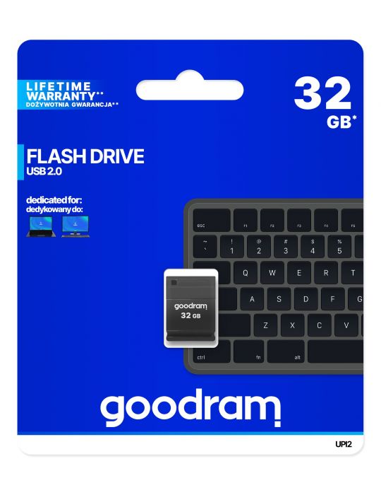 Goodram UPI2 memorii flash USB 32 Giga Bites USB Tip-A 2.0 Negru Goodram - 4