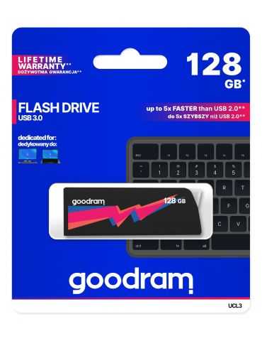 Goodram UCL3 memorii flash USB 128 Giga Bites USB Tip-A 3.2 Gen 1 (3.1 Gen 1) Portocală, Negru, Roz, Albastru Goodram - 5
