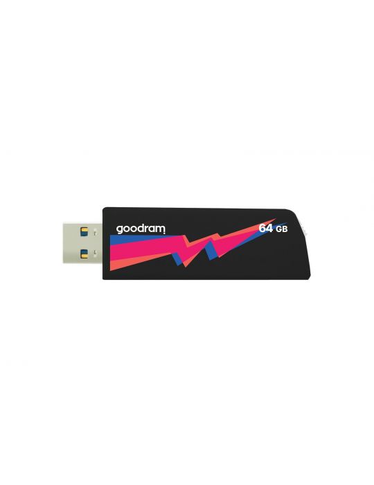 Goodram UCL3 memorii flash USB 64 Giga Bites USB Tip-A 3.2 Gen 1 (3.1 Gen 1) Portocală, Negru, Roz, Albastru Goodram - 1
