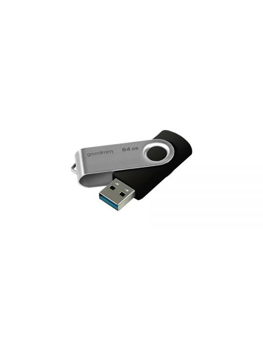 Goodram UTS3 memorii flash USB 64 Giga Bites USB Tip-A 3.2 Gen 1 (3.1 Gen 1) Negru, Argint Goodram - 3