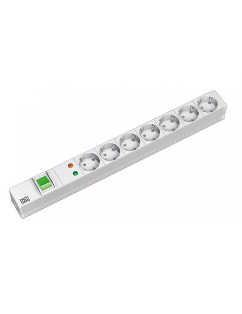 Bachmann pdu 7 prize schuko 1u impamantare protectie supratensiune intrerupator