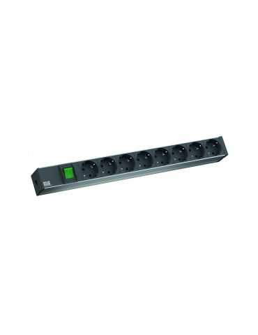 Bachmann pdu 8 prize schuko 1u impamantare intrerupator 2 metri Bachmann - 1 - Tik.ro
