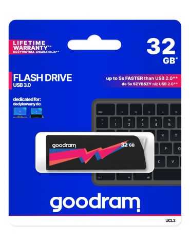 Goodram UCL3 memorii flash USB 32 Giga Bites USB Tip-A 3.2 Gen 1 (3.1 Gen 1) Portocală, Negru, Roz, Albastru Goodram - 2