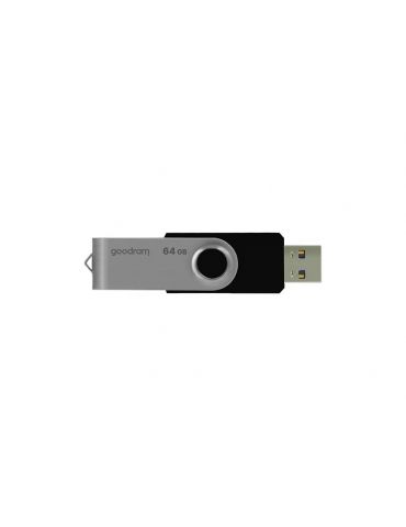 Goodram UTS2 memorii flash USB 64 Giga Bites USB Tip-A 2.0 Negru, Argint Goodram - 3