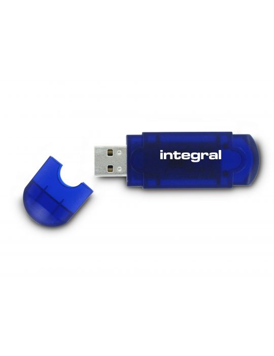 Integral 128GB USB2.0 DRIVE EVO BLUE memorii flash USB 128 Giga Bites USB Tip-A 2.0 Albastru Integral - 1