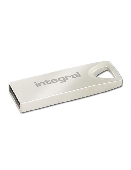 Integral 64GB USB2.0 DRIVE ARC METAL memorii flash USB 64 Giga Bites USB Tip-A 2.0 Argint Integral - 1