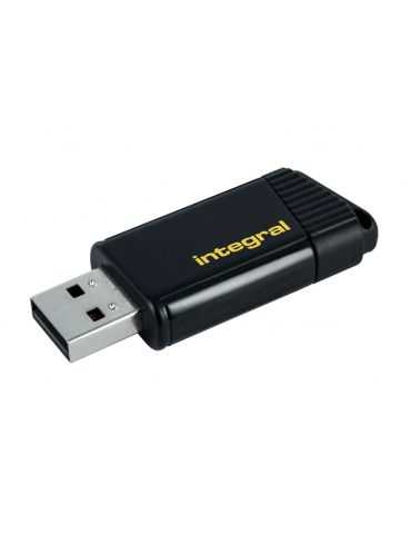 Integral 64GB USB2.0 DRIVE PULSE YELLOW memorii flash USB 64 Giga Bites USB Tip-A 2.0 Galben Integral - 1 - Tik.ro