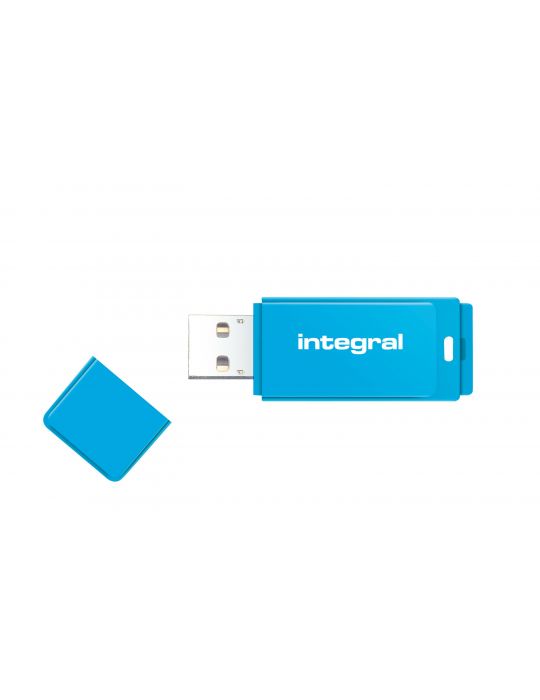 Integral 32GB USB2.0 DRIVE NEON BLUE memorii flash USB 32 Giga Bites USB Tip-A 2.0 Albastru Integral - 1