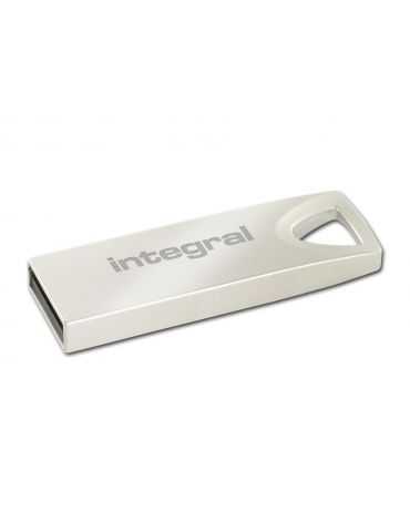 Integral 16GB USB2.0 DRIVE ARC METAL memorii flash USB 16 Giga Bites USB Tip-A 2.0 Argint Integral - 1 - Tik.ro