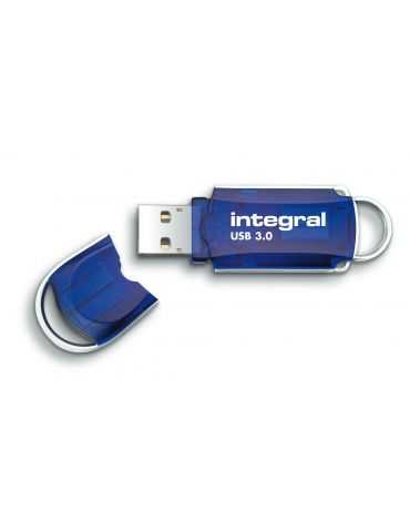 Integral 32GB USB3.0 DRIVE COURIER BLUE UP TO R-100 W-30 MBS memorii flash USB 32 Giga Bites USB Tip-A 3.2 Gen 1 (3.1 Gen 1) Int - Tik.ro