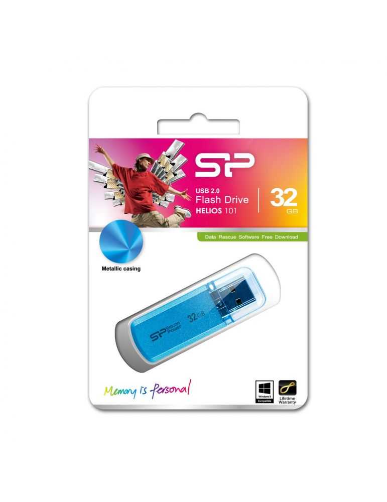 Silicon Power Helios 101 memorii flash USB 32 Giga Bites USB Tip-A 2.0 Albastru