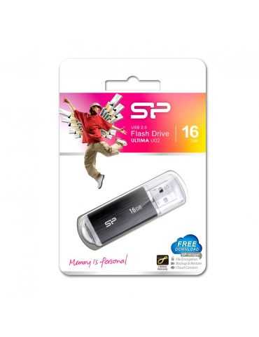 Silicon Power Ultima U02 memorii flash USB 16 Giga Bites USB Tip-A 2.0 Negru Silicon power - 6