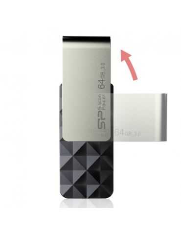 Silicon Power Blaze B30 memorii flash USB 16 Giga Bites USB Tip-A 3.2 Gen 1 (3.1 Gen 1) Negru Silicon power - 1
