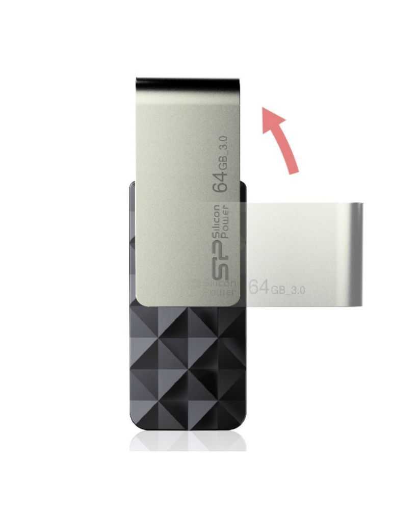 Silicon Power Blaze B30 memorii flash USB 16 Giga Bites USB Tip-A 3.2 Gen 1 (3.1 Gen 1) Negru