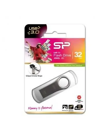 Silicon Power Jewel J80 memorii flash USB 32 Giga Bites USB Tip-A 3.2 Gen 1 (3.1 Gen 1) Titan Silicon power - 8