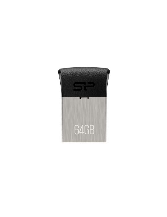 Silicon Power Touch T35 memorii flash USB 64 Giga Bites USB Tip-A 2.0 Negru, Argint Silicon power - 1