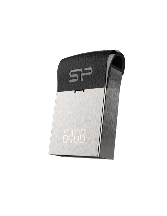 Silicon Power Touch T35 memorii flash USB 64 Giga Bites USB Tip-A 2.0 Negru, Argint Silicon power - 2