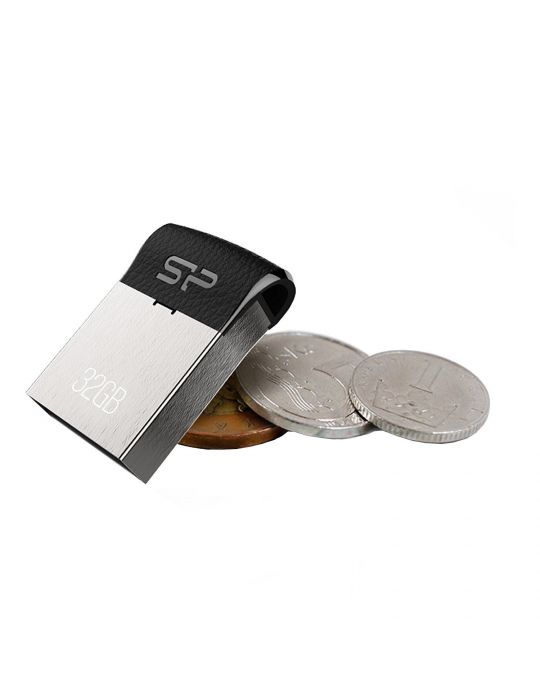 Silicon Power Touch T35 memorii flash USB 32 Giga Bites USB Tip-A 2.0 Din oţel inoxidabil Silicon power - 3