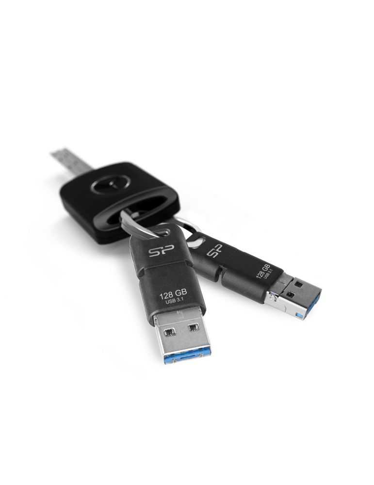 Silicon Power Mobile C50 memorii flash USB 128 Giga Bites USB Type-A / USB Type-C / Micro-USB 3.2 Gen 1 (3.1 Gen 1) Negru