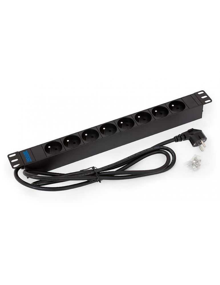 Pdu triton 19‘‘ distribution panel 1u 19' pdu 8xnf c61-3143x1.5mm