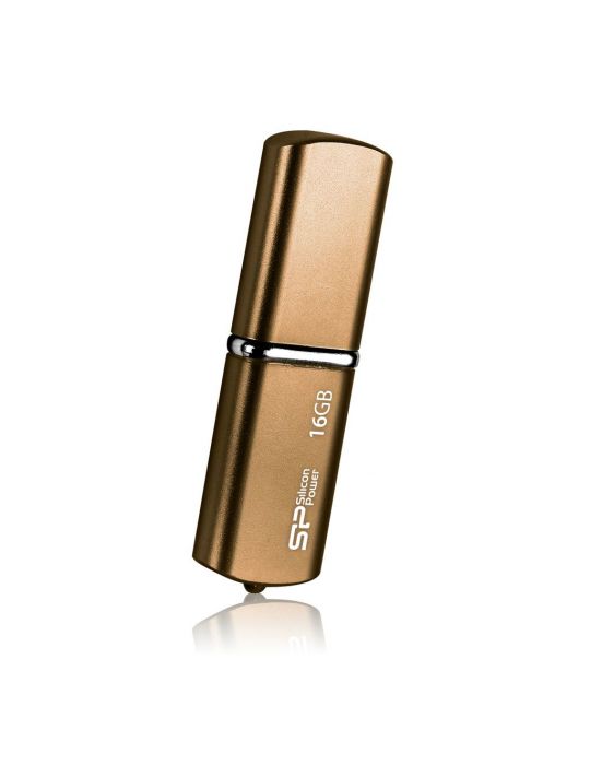Silicon Power 16GB LuxMini 720 memorii flash USB 16 Giga Bites USB Tip-A 2.0 De bronz Silicon power - 1