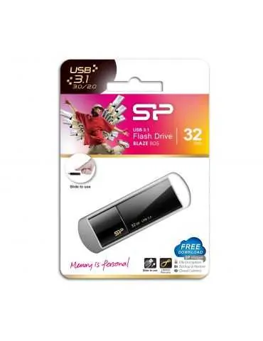 Silicon Power Blaze B05 memorii flash USB 32 Giga Bites USB Tip-A 3.2 Gen 1 (3.1 Gen 1) Negru Silicon power - 3