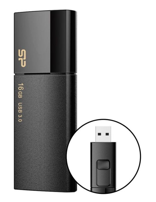 Silicon Power Blaze B05 memorii flash USB 16 Giga Bites USB Tip-A 3.2 Gen 1 (3.1 Gen 1) Negru Silicon power - 9