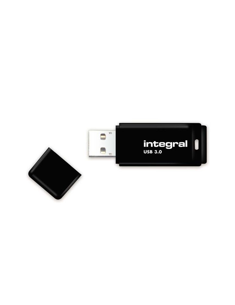 Integral BLACK 3.0 memorii flash USB 64 Giga Bites USB Tip-A 3.2 Gen 1 (3.1 Gen 1) Negru