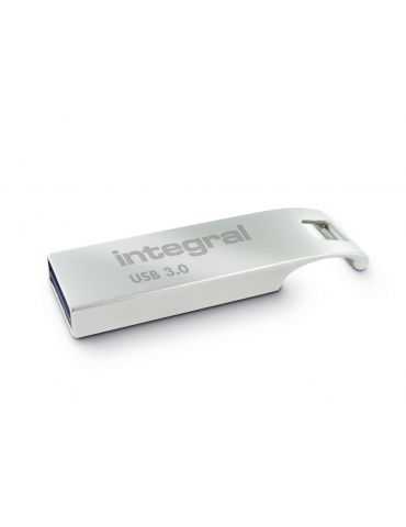 Integral 32GB USB3.0 DRIVE ARC METAL UP TO R-200 W-20 MBS memorii flash USB 32 Giga Bites USB Tip-A 3.2 Gen 1 (3.1 Gen 1) Argint - Tik.ro