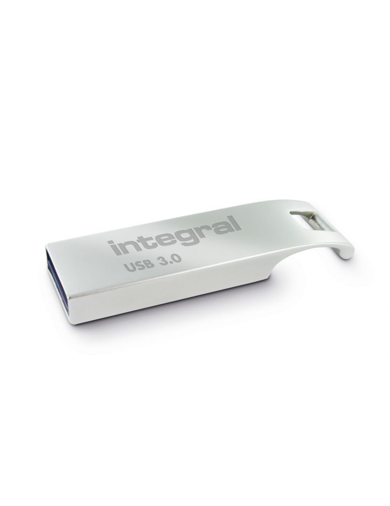 Integral 16GB USB3.0 DRIVE ARC METAL UP TO R-180 W-10 MBS memorii flash USB 16 Giga Bites USB Tip-A 3.2 Gen 1 (3.1 Gen 1) Argint
