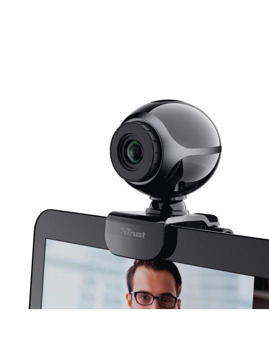 Trust Exis Webcam camere web 0,3 MP 640 x 480 Pixel USB 2.0 Negru Trust - 4