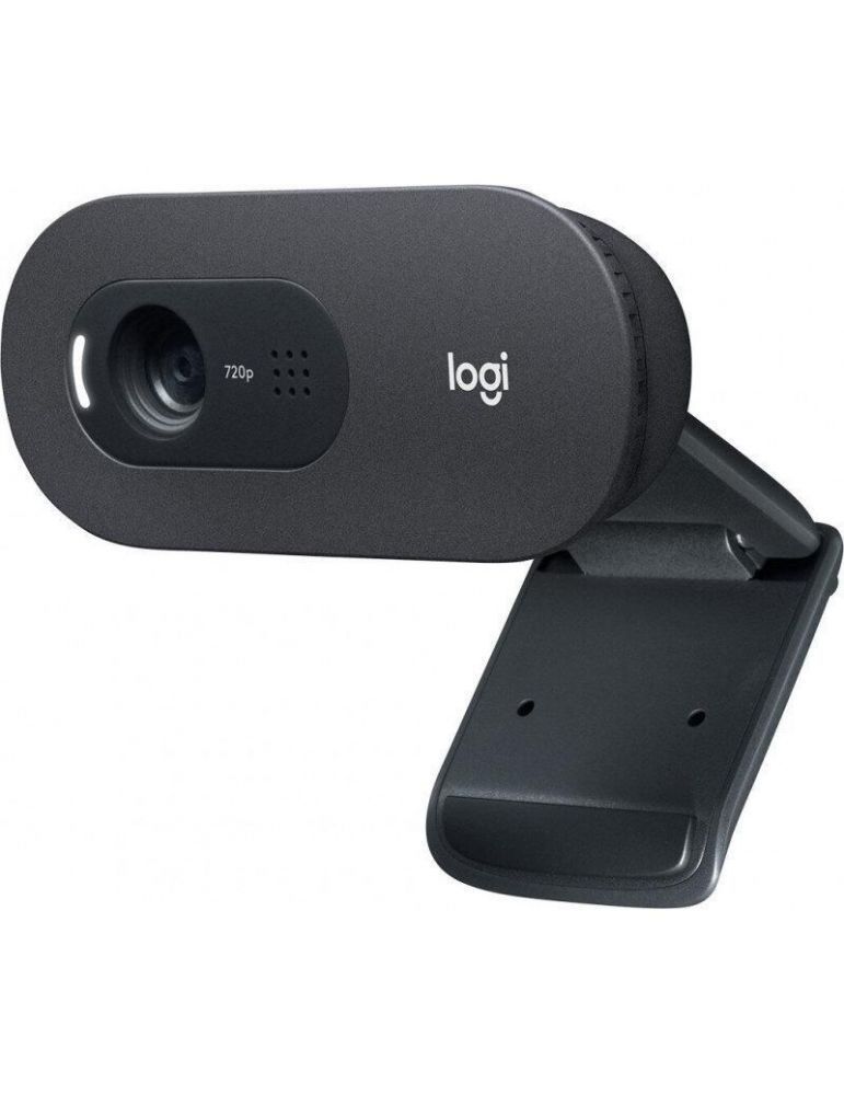 Camera web logitech hd 720 cu rez 1280 x 720 usb 2.0 microfon negru c505e (include tv 0.18lei)