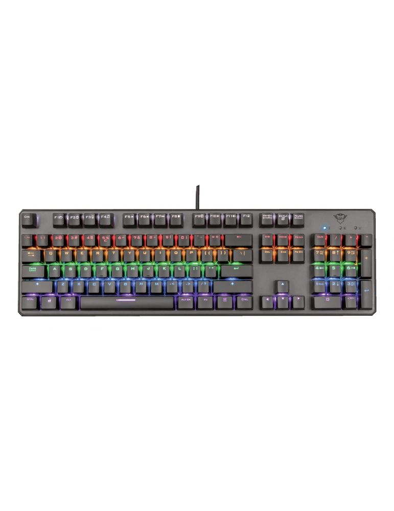 Tastatura trust- gaming gxt 865 astra cu fir 104 taste format standard mecanica switch gxt-red usb negru tr-22630 (include tv 0