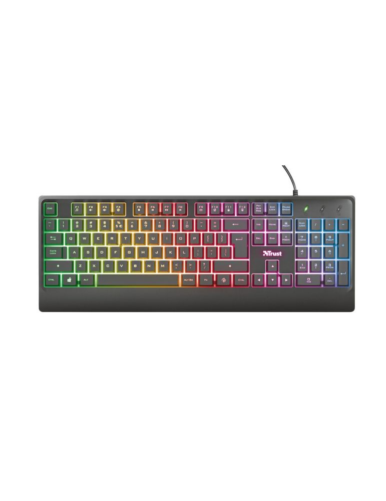Tastatura trust ziva cu fir 104 taste format standard (104-108 taste) usb negru tr-23697 (include tv 0.8lei)