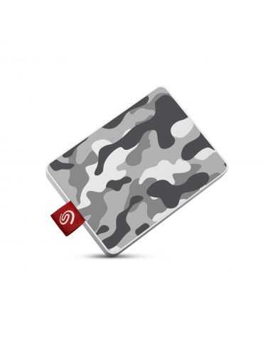 Seagate STJE500404 hard-disk-uri externe 500 Giga Bites Camuflaj, Gri Seagate - 1